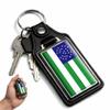 Brotherhood New York City Police Department Flag Keychain Key Holder Key Ring For Men Heavy Duty Car Keyring For Men and Women view 1