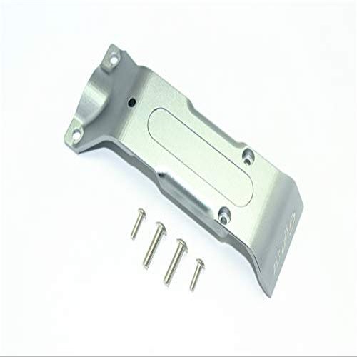 GPM For Traxxas E-Revo 2.0 VXL Brushless (86086-4) Upgrade Parts Aluminum Rear Skid Plate - 1Pc Set Gray Silver