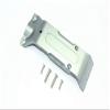 GPM For Traxxas E-Revo 2.0 VXL Brushless (86086-4) Upgrade Parts Aluminum Rear Skid Plate - 1Pc Set Gray Silver view 1