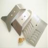 for ARRMAA 1/8 Big Rock Stainless Steel Protector Skid Plate Front + Middle + Rear Chassis Armor -3pcs view 1