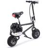 MotoTec 49cc Gas Mini Bike Black view 3