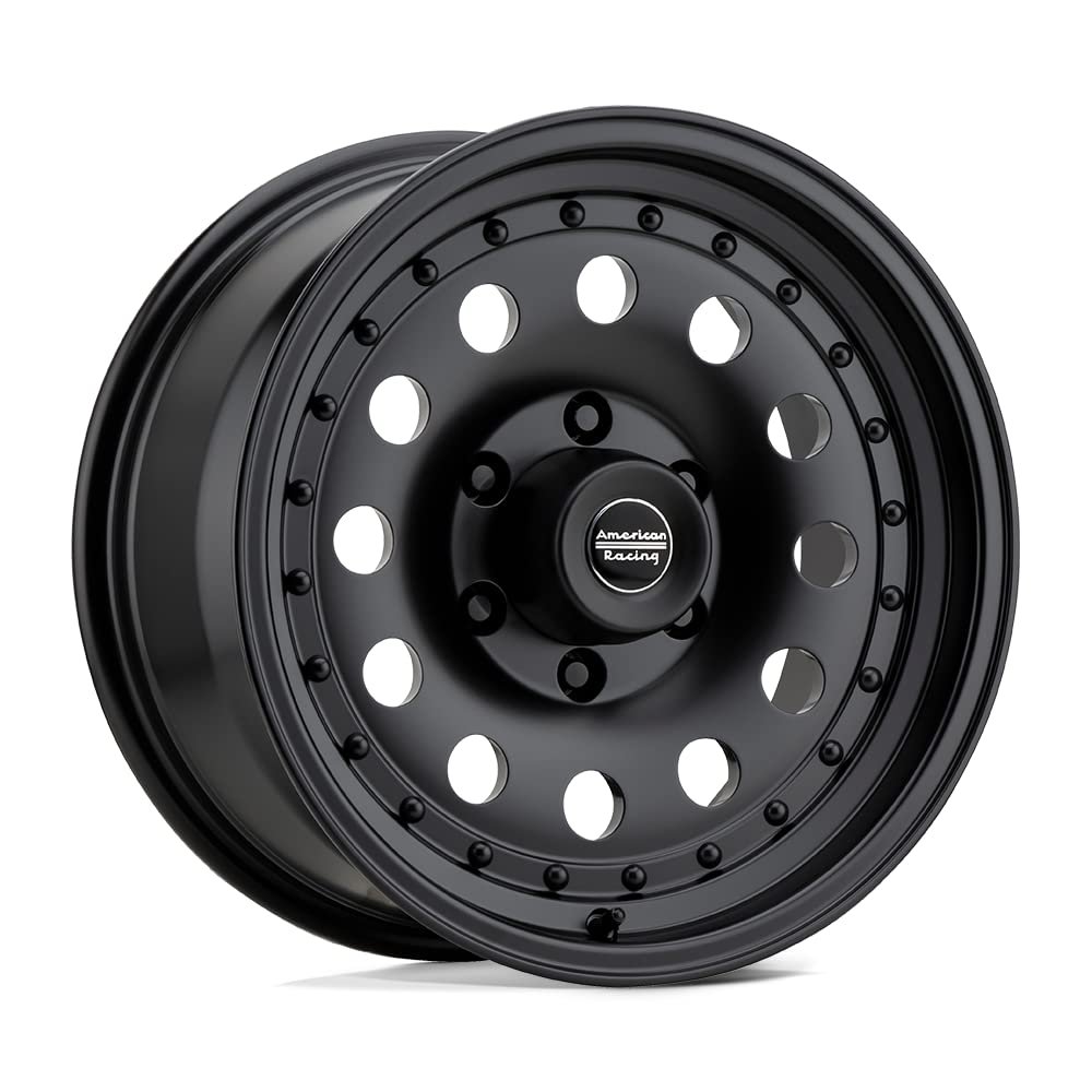 American Racing AR62 OUTLAW II 16X7 8X6.5 3.69-8mm SATIN BLACK - AR626782B