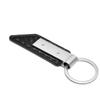 for Lincoln MKZ Carbon Fiber Texture Silver Metal Keychain view 4