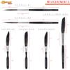 Custom Shop Pinstriping Brush Master Set (Sword #0, 00, 000, Scroll #1 & #2, Long Liner #00) - The Complete Set of Every Brush Style and Size - High Performance Striping Brushes view 4