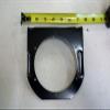 yan Trailer Truck 4" Round Metal Steel Tail Light Guard Bracket Mount Black view 1