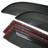 Tuningpros Window Visor Compatible with 2005-2012 Mercury Mariner, DGWV2-147-5 Outside Mount Deflector Rain Guard Dark Smoke, 4 Pcs Set view 2