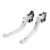 Motorcycle Accessories 3D CNC Aluminum Folding Brake Clutch Lever for Yamaha FZ07 MT07 FZ09 MT09 2014-2018 (Silver) view 1