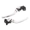 Motorcycle Accessories 3D CNC Aluminum Folding Brake Clutch Lever for Yamaha FZ07 MT07 FZ09 MT09 2014-2018 (Silver) view 3