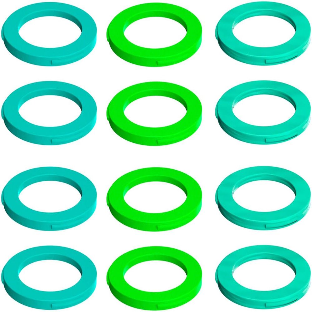 Magura USA 4 Piston Cover Kit Neon Green, Cyan, Mint Green, 12 Pieces