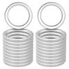 luxlead 20 PCS M16 Oil Drain Plug Gasket Crush Washer Compatible with Subaru Outback Legacy Impreza Forester BRZ XV Crosstrek, Replaces 803916010 view 1