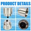 4pcs Stainless Steel Cup Drink Holder with Drain Marine Boat RV Camper Universal Drinks Holders for Marine Yacht Truck RV view 3