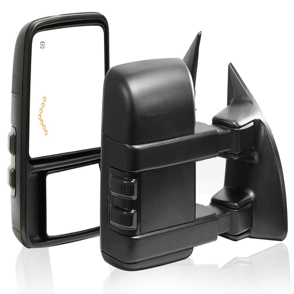 Perfit Zone Tow Mirrors for 1999-2007 Ford F250 F350 F450 F550 Super Duty