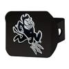 FANMATS 25694 Arizona State Sun Devils Black Metal Hitch Cover with Metal Chrome 3D Emblem view 1