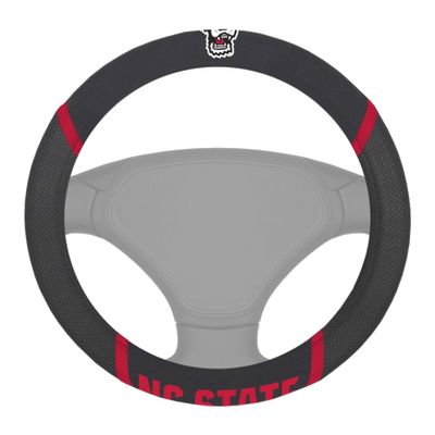 FANMATS 19694 NC State Wolfpack Embroidered Steering Wheel Cover