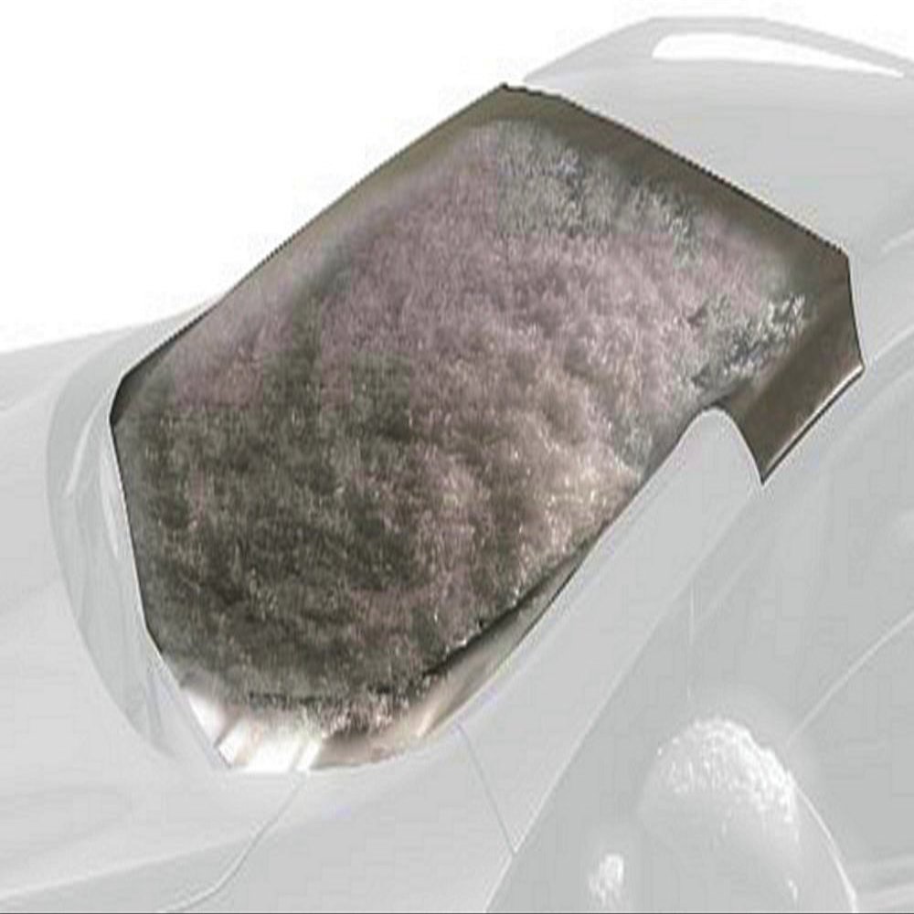 Intro-Tech Automotive FD-908-S Custom Fit Windshield Winter, Snow, Ice and Frost Shade for Select Ford Eco Sport Models, Silver