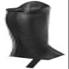 Jacson Leather Short Chaps Leather Short Chaps Leather Black M 583935 view 1