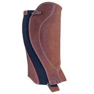 Jacson Leather Short Chaps Santiani Short Chaps Santiani Cognac Brown XS 586935