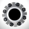 Silver Steel Center Caps fit for GMC Sierra 2500/3500 HD 2011-2024 view 1