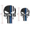 13-Pieces Sticker kit- Decals USA Flag Stickers- 1st Responders- Police Blue Lives Matter - Warrior- 100% Vinyl Stickers for Trucks, Offroad, Laptops, Waterbottles, view 2