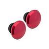Origin8 Alloy Road Push-in Bar End Plugs (Anodized Red, 30mm) view 1