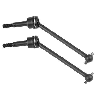 RC Car Front Rear Drive Shaft, 1 Pair Front Rear Universal Transmission Shaft CVD for HIMOTO 1/10 Remote Control Car Accessory(Black)