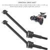 RC Car Front Rear Drive Shaft, 1 Pair Front Rear Universal Transmission Shaft CVD for HIMOTO 1/10 Remote Control Car Accessory(Black) view 2