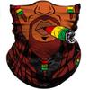 Obacle Motorcycle Face Mask Sun UV Dust Wind Protection Tube Mask Seamless Bandana Face Mask for Men Women Bike Riding Cycling Biker Fishing Outdoor Festival (Brown Sharp Face with Colorful Cigar) view 1