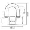 Oxford - HD Heavy Duty Max Disc Lock,Black view 4