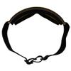 Birdz Eyewear Thrush Sport Snowboarding Skydiving Motorcycle Riding Goggles Adjustable Strap Black Frame with Yellow Lens view 4