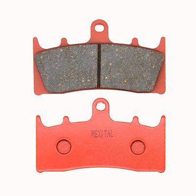 MEXITAL 1 pair Motorbike Front Ceramic Organic Brake Pads for Kawasaki Ninja ZX-7R (ZX 750 P1-P8) (1996-2003)