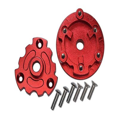Aluminum Trasmission Cush Drive Housing for Traxxas 1:10 E-Revo 2.0 VXL Brushless 86086-4 / 1:5 X Maxx 8S Monster Truck 77086-4 - 1 Set Red