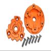 Aluminum Trasmission Cush Drive Housing For Traxxas 1:10 E-Revo 2.0 VXL Brushless 86086-4/1:5 X Maxx 8S Monster Truck 77086-4 - 1 Set Orange view 1