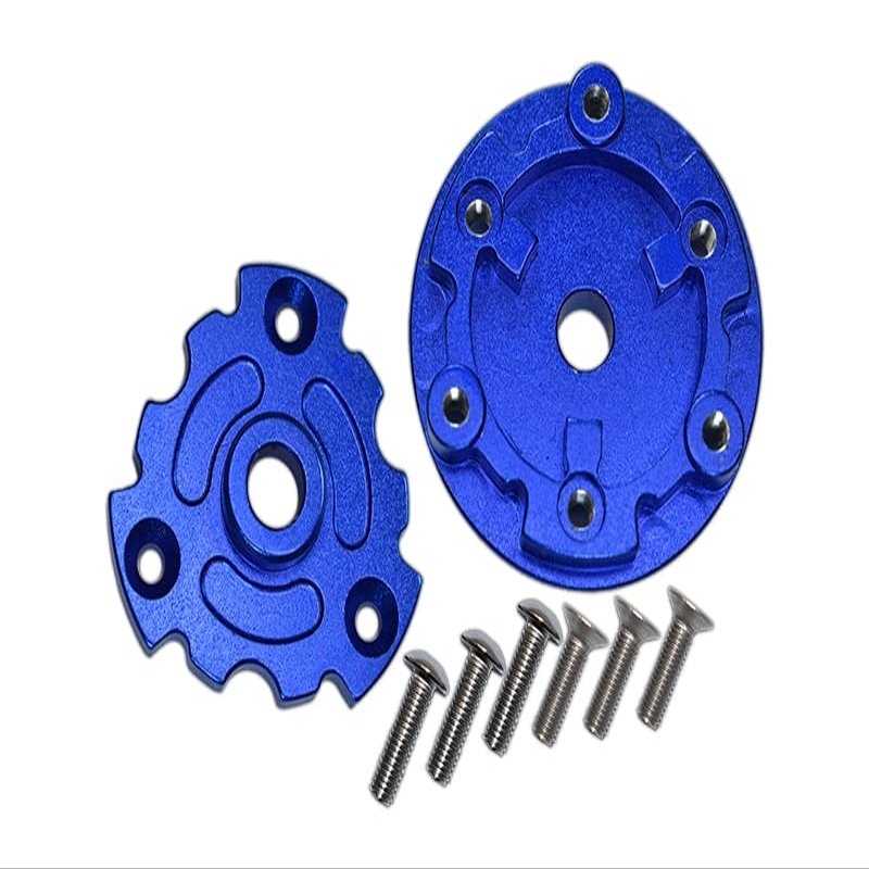 Aluminum Trasmission Cush Drive Housing For Traxxas 1:10 E-Revo 2.0 VXL Brushless 86086-4/1:5 X Maxx 8S Monster Truck 77086-4 - 1 Set Blue