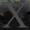 Applicable Pun Chi Greek Letter X - Vinyl Decal for Outdoor Use on Cars, ATV, Boats, Windows and More - Dark Grey 3 Inches Tall view 2