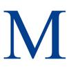 Applicable Pun Mu Greek Letter M - Vinyl Decal for Outdoor Use on Cars, ATV, Boats, Windows and More - Blue 10 Inches Tall view 1