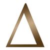 Applicable Pun Delta Greek Letter - Vinyl Decal for Outdoor Use on Cars, ATV, Boats, Windows and More - Copper 5 Inches Tall view 1