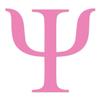 Applicable Pun Psi Greek Letter - Vinyl Decal for Outdoor Use on Cars, ATV, Boats, Windows and More - Light Pink 9 Inches Tall view 1