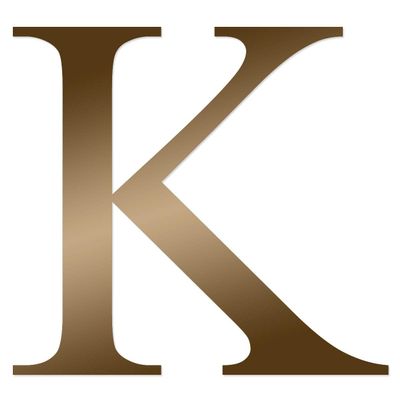Applicable Pun Kappa Greek Letter K - Vinyl Decal for Outdoor Use on Cars, ATV, Boats, Windows and More - Copper 8 Inches Tall