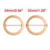 X AUTOHAUX 5pcs 24mm Inner Diameter Copper Washers Flat Sealing Gaskets Rings view 2