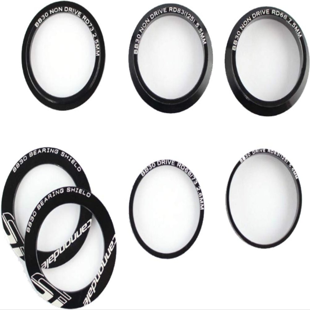 Cannondale Road Hollowgram SiSL2, Hollowgram Si, and Cannondale Si crank spindle spacer set