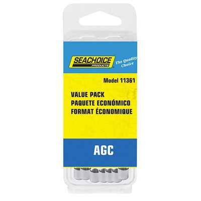 SeaChoice 11361; Agc Fuse Value Pack 5X5 25-Piece Made by SeaChoice