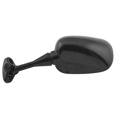 BikeMaster O.E.M. Replacement Mirror Left Side Carbon Fiber for Honda CBR600F4/F4i 1999-2006