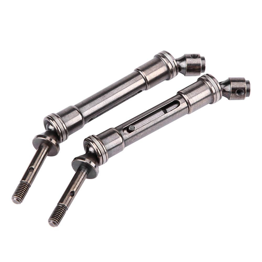 RC Car Drive Shaft, 2 Pcs Metal Rear Drive Shaft for Traxxas Slash 1/10 Short Truck SLA017 SLA018 RC Car Parts Model Accessory