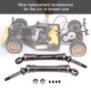 RC Car Drive Shaft, 2 Pcs Metal Rear Drive Shaft for Traxxas Slash 1/10 Short Truck SLA017 SLA018 RC Car Parts Model Accessory view 3