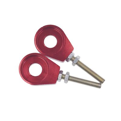 Supermotorparts 2pcs 12mm Chain Tensioner Adjusters Fit Honda XR CRF 50 70 Bike Scooter Red