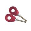 Supermotorparts 2pcs 12mm Chain Tensioner Adjusters Fit Honda XR CRF 50 70 Bike Scooter Red view 1