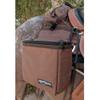 Reinsman Insulated Leakproof Cooler Saddle Bag with Additional Cantle Bag and Straps, Brown view 2