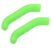 Dilwe Brake Lever Cover, 1 Pair Silicone Anti-Slip Brake Lever Sleeve Handle for Most Mountain Road Bikes (Green) view 2