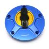 MC MOTOPARTS NIMBLE Blue Gold CNC Quick Lock Fuel Gas Cap Compatible with F4 2010-2013 view 1