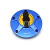 MC MOTOPARTS NIMBLE Blue Gold CNC Quick Lock Fuel Gas Cap Compatible with F4 2010-2013 view 3